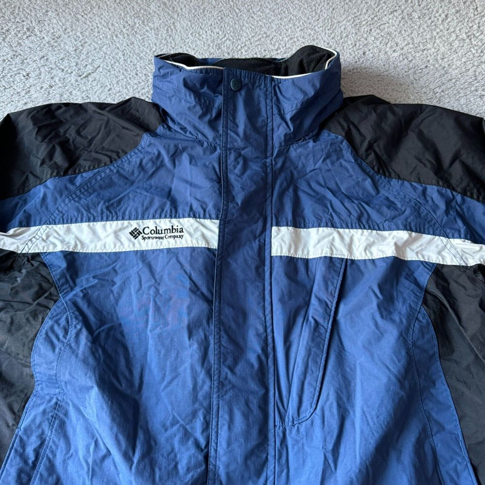 VTG Columbia Jacket Mens Extra Large Bugaboo‎ Ski Waterproof Interchange Hooded